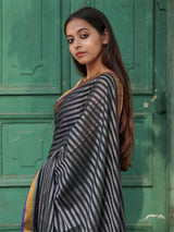 Women's Multicolor Cotton Acrylic Saree