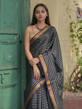 Women's Multicolor Cotton Acrylic Saree