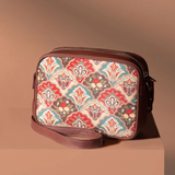 Women's Multicolor Vegan Leather Finish Sling Bag - 2.4L