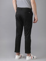 Men's Slim Fit Solid Mid Rise Chinos