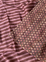 Women's Brown Mul Cotton Saree