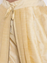 Men's Gold Festive Ethnic Dhoti