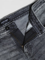 Men's Grey  Casual Slim Fit Solid  Jeans