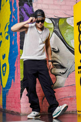 Unisex Black Straight Cargo