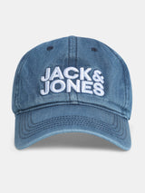 Men's Blue Casual Embroidery Cap