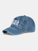Men's Blue Casual Embroidery Cap