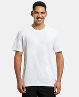 Men's White Cotton Rich Tshirt