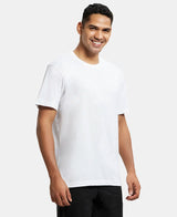 Men's White Cotton Rich Tshirt