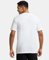 Men's White Cotton Rich Tshirt
