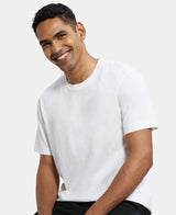 Men's White Cotton Rich Tshirt