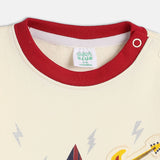 Boys Multicolor Casual Regular Fit Printed Tshirt & Pant