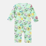 Girls Multicolor Casual Regular Fit Printed Full Sleeves Rompers - Set of 2