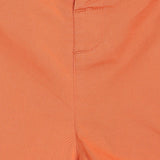 Boys Orange Casual Regular Fit Solid Shorts