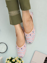 Women's Pink Casual Slip-On Flats