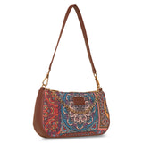 Women's Multicolor Vegan Leather Finish Sling Bag - 1.8L