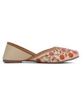 Women's Beige Casual Slip-On Flats