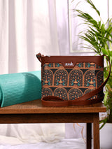 Women's Multicolor Vegan Leather Finish Sling Bag - 3.69L