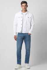 Men's Blue Casual Slim Fit Jeans