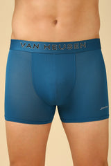 Men's Moroccan Teal Solid Swift Dry And High Stretch Mesh Trunk - Pack of 1