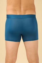 Men's Moroccan Teal Solid Swift Dry And High Stretch Mesh Trunk - Pack of 1