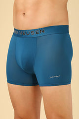 Men's Moroccan Teal Solid Swift Dry And High Stretch Mesh Trunk - Pack of 1