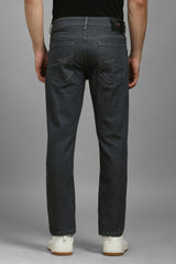Men's Gray Casual Slim Fit Jeans