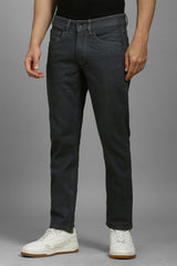 Men's Gray Casual Slim Fit Jeans