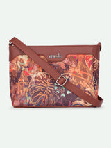 Women's Multicolor Vegan Leather Finish Sling Bag - 3.69L