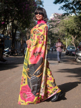 Women's Multicolor Mul Cotton Saree