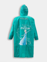 Kids Green Zipper Raincoat