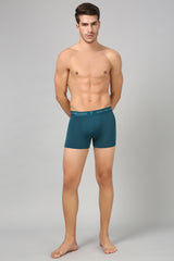 Men's Teal Solid Modal Flexi Stretch Ultra Soft Boxer Brief - Pack of 1