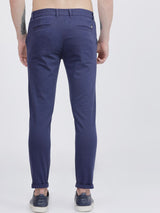 Men's Slim Fit Solid Mid Rise Chinos