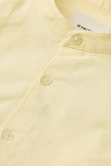 Men's Yellow Casual Slim Fit Solid Full Sleeves Shirt