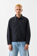 Men's Black Casual Solid Regular Fit Full Sleeves Jacket