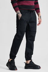 Men's Black Relaxed Fit Jogger