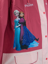 Kids Pink Zipper Raincoat