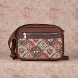 Women's Multicolor Vegan Leather Finish Sling Bag - 2.4L