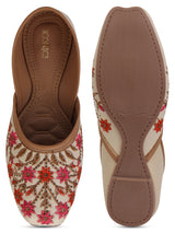Women's Beige Casual Slip-On Flats