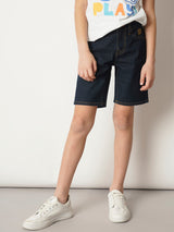 Boys Blue Casual Regular Fit Shorts