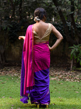 Women's Multicolor Cotton Blend Saree