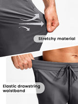 Men's Grey Cotton Regular Knit Solid Jogger