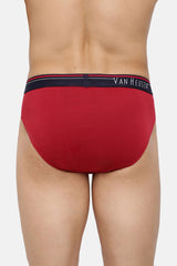 Men's Multicolor Briefs - 100% Cotton Anti Bacterial, Colour Fresh, Moisture Wicking - Pack of 3