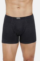 Men's Pure Black, Dark Grey,Peat Combed Cotton Solid Anti Bacterial Boxer Briefs - Pack of 3