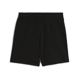 Womens Black Casual Above Knee Knitted Shorts