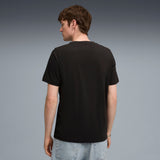 Mens Black Casual Regular Half Sleeves Tshirt