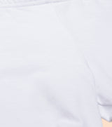 Women's White Training Slim Fit Solid Shorts