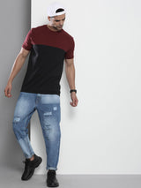 Men's Tapered Fit Distressed Mid Rise Jeans