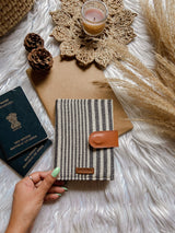 Women's White Polychrome Poise Passport Cover