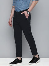 Men's Slim Fit Solid Mid Rise Chinos