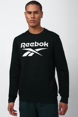Men's Black Casual Cotton Full Sleeves Sweatshirt